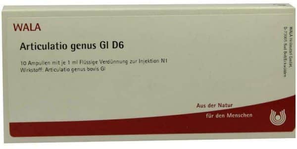 Wala Articulatio Genus Gl D6 10 X 1 ml Ampullen