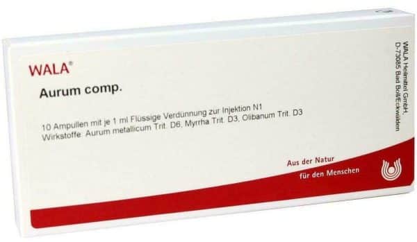 Wala Aurum Comp. 10 X 1 ml Ampullen