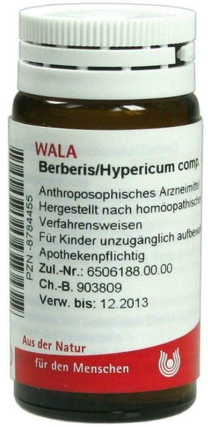 Wala Berberis Hypericum Comp. 20 G Globuli