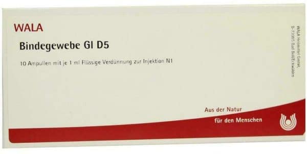 Wala Bindegewebe Gl D5 10 X 1 ml Ampullen