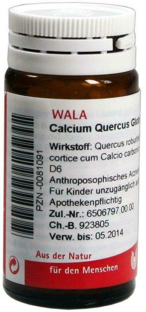 Wala Calcium Quercus Velati 20 G Globuli