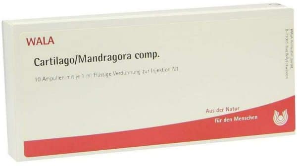 Wala Cartilago Mandragora Comp. 10 X 1 ml Ampullen