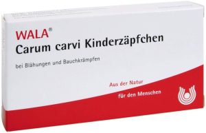 Wala Carum Carvi Kinderzäpfchen 10 X 1 G Kinder-Suppositorien