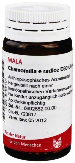 Wala Chamomilla E Radice D30 20 G Globuli