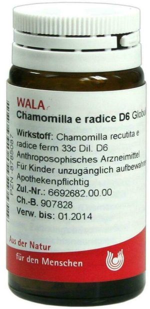 Wala Chamomilla E Radix D6 20 G Globuli
