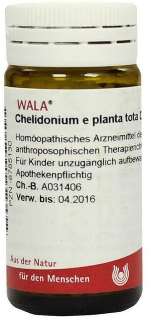 Wala Chelidonium E Planta Tota D6 20 G Globuli