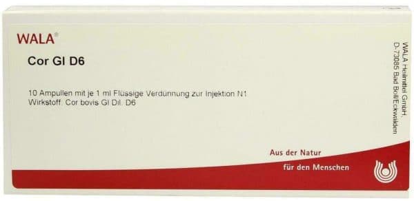 Wala Cor Gl D6 10 X 1 ml Ampullen
