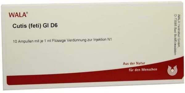 Wala Cutis Feti Gl D6 10 X 1 ml Ampullen