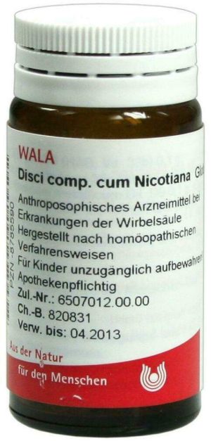 Wala Disci Comp. Cum. Nicotiana 20 G Globuli