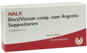 Wala Disci- Viscum Comp. Cum Argento Suppositorien 10 X 2 G
