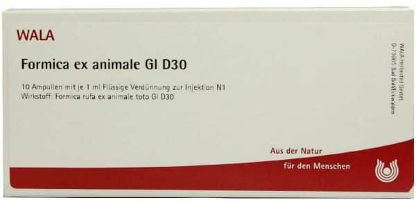 Wala Formica Ex Animale Gl D30 10 X 1 ml Ampullen