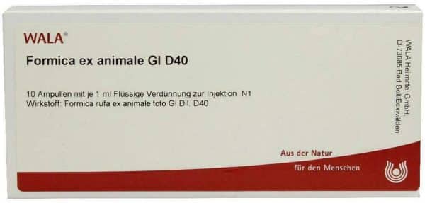 Wala Formica Ex Animale Gl D40 10 X 1 ml Ampullen