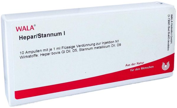 Wala Hepar Stannum I Ampullen 10 X 1 ml