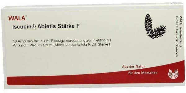 Wala Iscucin Abietis Stärke F 10 X 1 ml Ampullen