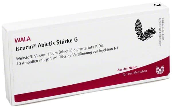 Wala Iscucin Abietis Stärke G 10 X 1 ml Ampullen