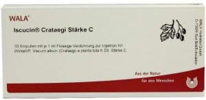 Wala Iscucin Crataegi Stärke C 10 X 1 ml Ampullen