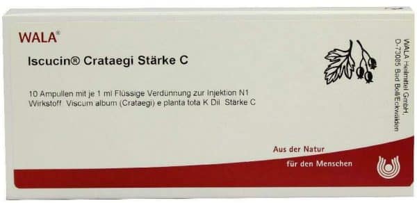 Wala Iscucin Crataegi Stärke C 10 X 1 ml Ampullen