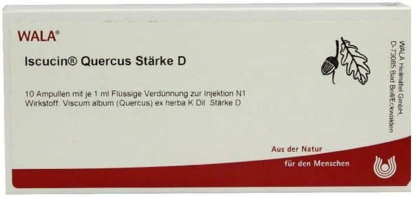 Wala Iscucin Quercus Stärke D 10 X 1 ml Ampullen