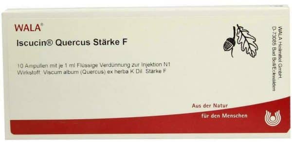 Wala Iscucin Quercus Stärke F 10 X 1 ml Ampullen