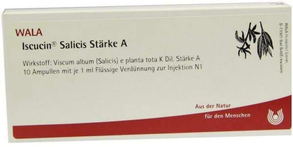 Wala Iscucin Salicis Stärke A 10 X 1 ml Ampullen