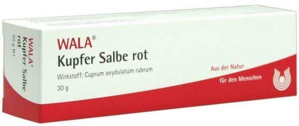 Wala Kupfer Salbe Rot 30 G