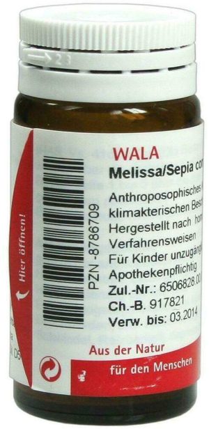 Wala Melissa Sepia Comp. 20 G Globuli