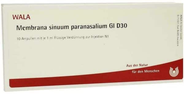 Wala Membrana Sinuum Paranasalium Gl D30 10 X 1 ml Ampullen