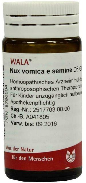 Wala Nux Vomica E Semine D6 20 G Globuli