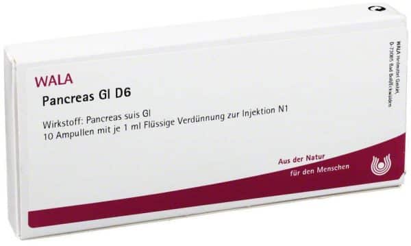 Wala Pancreas Gl D6 10 X 1 ml Ampullen