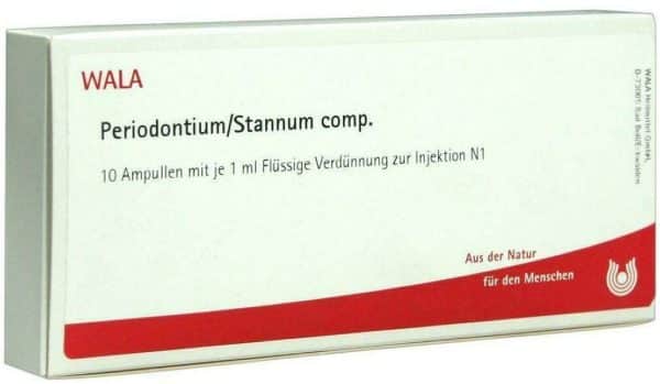 Wala Periodontium Stannum Comp. 10 X 1 ml Ampullen