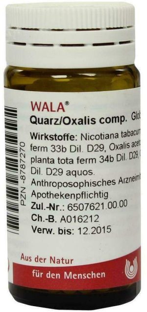 Wala Quarz- Oxalis Comp. 20 G Globuli