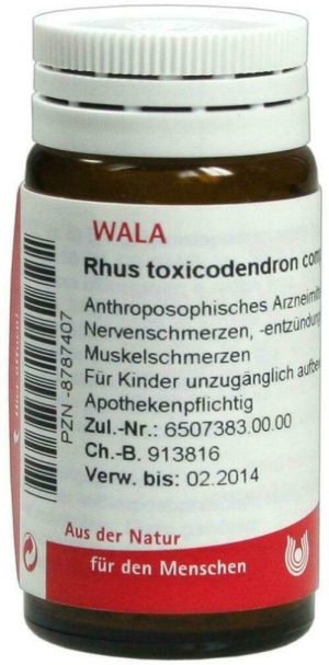 Wala Rhus Toxicondendron Comp. 20 G Globuli