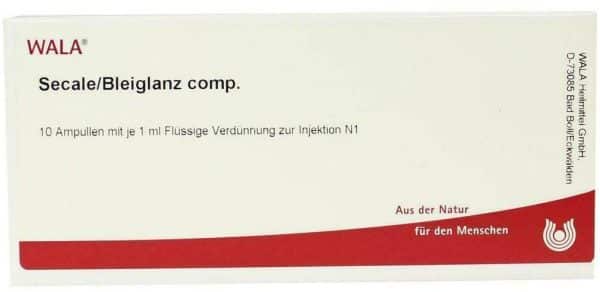 Wala Secale Bleiglanz Comp. 10 X 1 ml Ampullen
