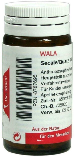 Wala Secale Quarz 20 G Globuli