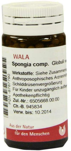 Wala Spongia Comp. 20 G Globuli