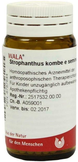 Wala Strophanthus Kombe E Semine D3 20 G Globuli