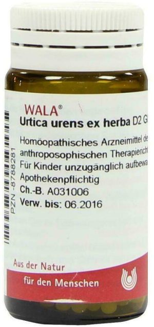 Wala Urtica Urens Ex Herba D2 20 G Globuli