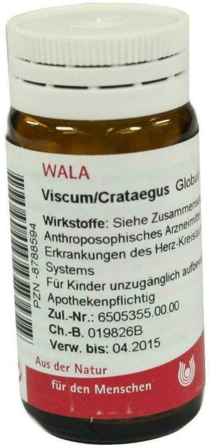 Wala Viscum Crataegus  20 G Globuli