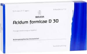 Weleda Acidum Formicae D30 8 X 1 ml Ampullen