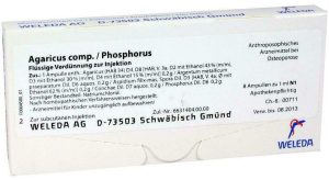 Weleda Agaricus Comp. Phosphorus 8 X 1 ml Ampullen