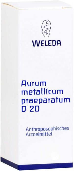 Weleda Aurum Metallicum Präparatum D20 50 G Trituration