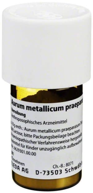 Weleda Aurum Metallicum Praeparatum D30 20 G Trituration