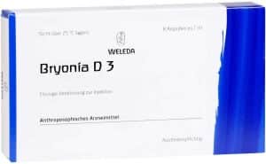 Weleda Bryonia D3 8 X 1 Ampullen