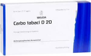 Weleda Carbo Tabaci D20 8 X 1 ml Ampullen