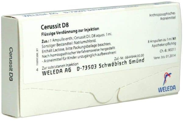 Weleda Cerussit D8 8 X 1 ml Ampullen