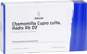 Weleda Chamomilla Cupro Culta Radix Rh D2 1% 8 X 1 Ampullen