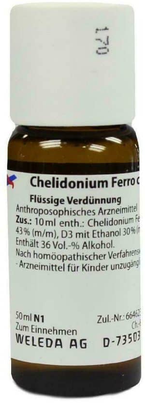 Weleda Chelidonium Ferro Cultum D3 50 ml Dilution