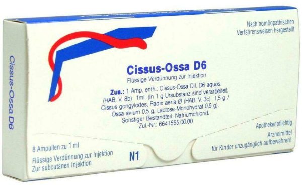 Weleda Cissus Ossa D6 8 X 1 ml Ampullen