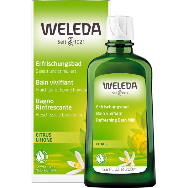 Weleda Citrus Erfrischungsbad - ätherische Citrusöle beleben & stimulieren Körper und Sinne
