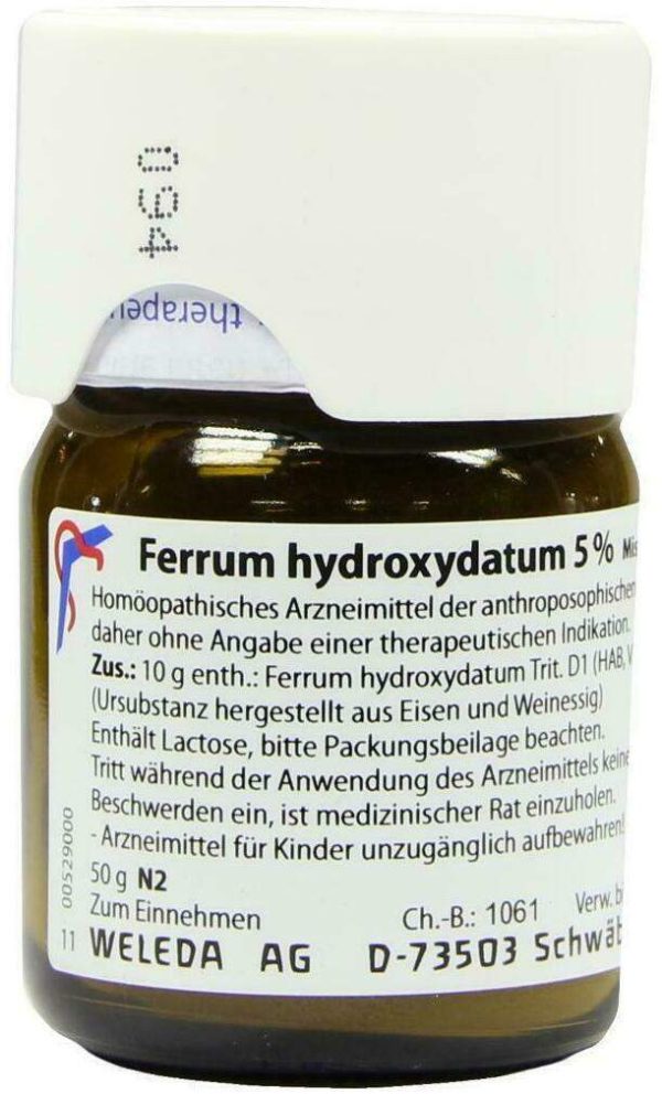 Weleda Ferrum Hydroxydatum 5% 50 G Trituration